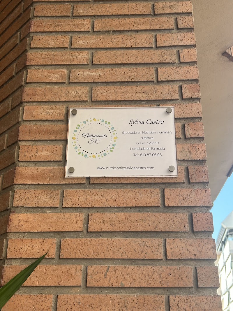 Imagen de Sylvia Castro Consulta de Nutrición – Sede L’eliana