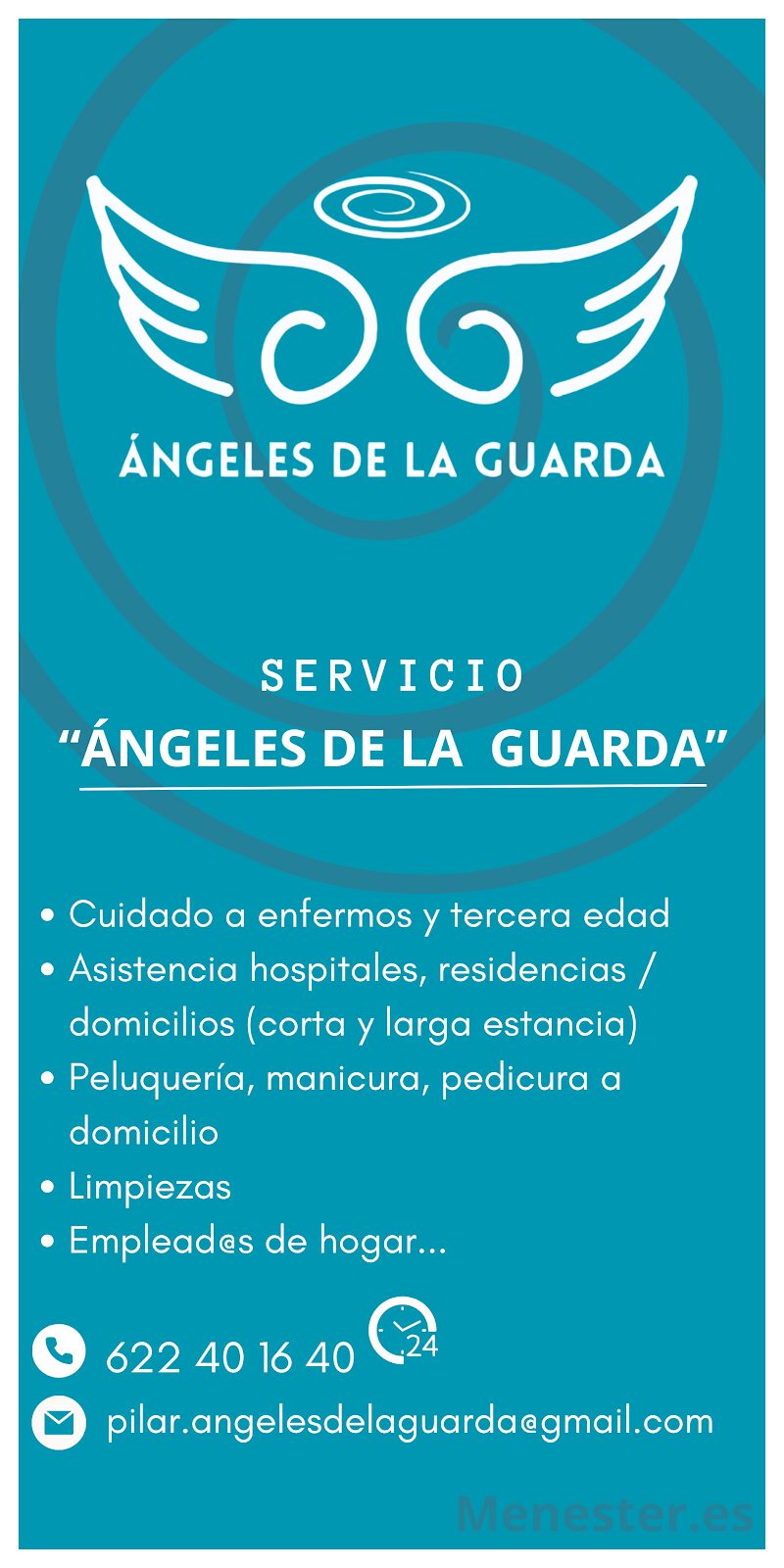 Imagen de Ángeles de la Guarda – Cuidado de Mayores y Enfermos, Acompañamientos de Hospital y Emplead@s de Hogar