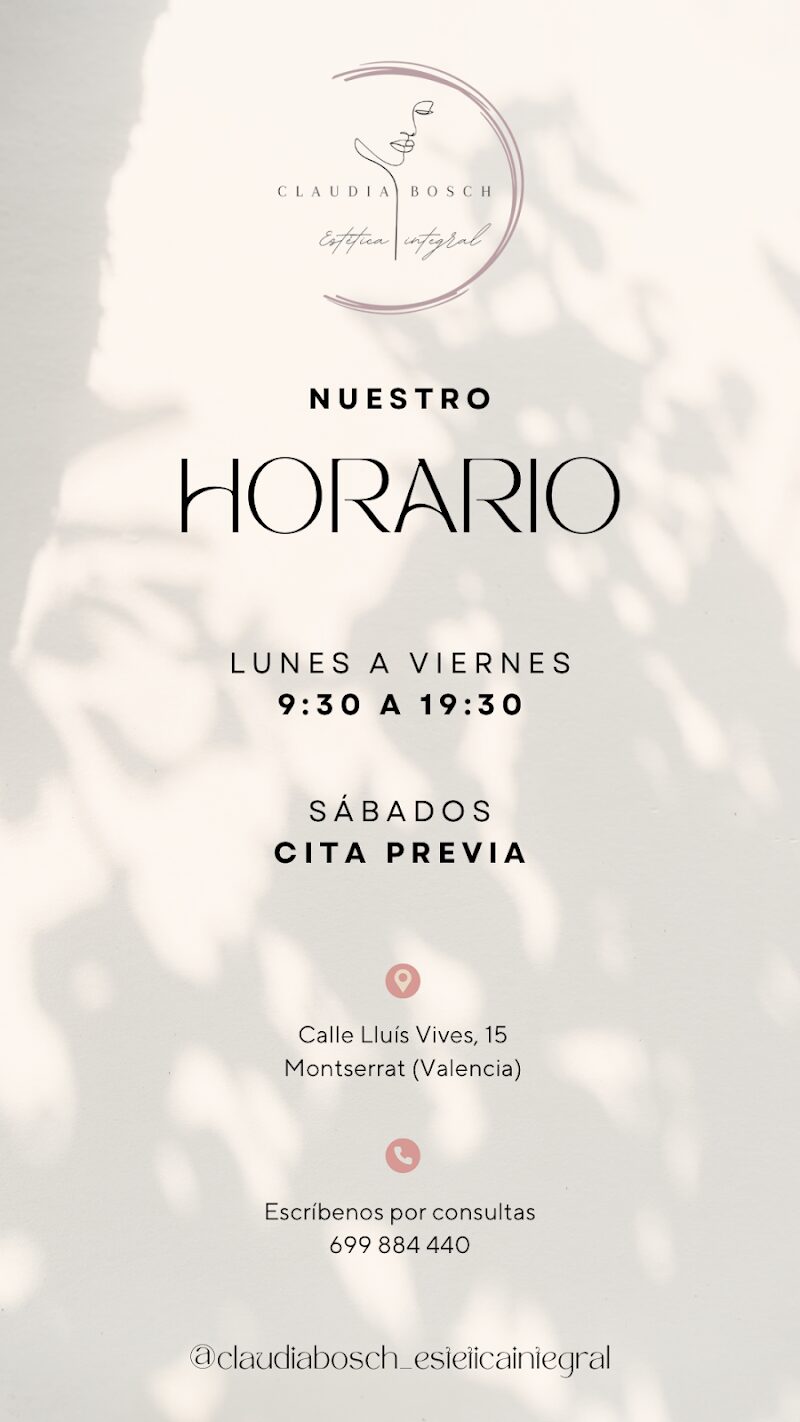 Imagen de Claudia Bosch | Estética Integral