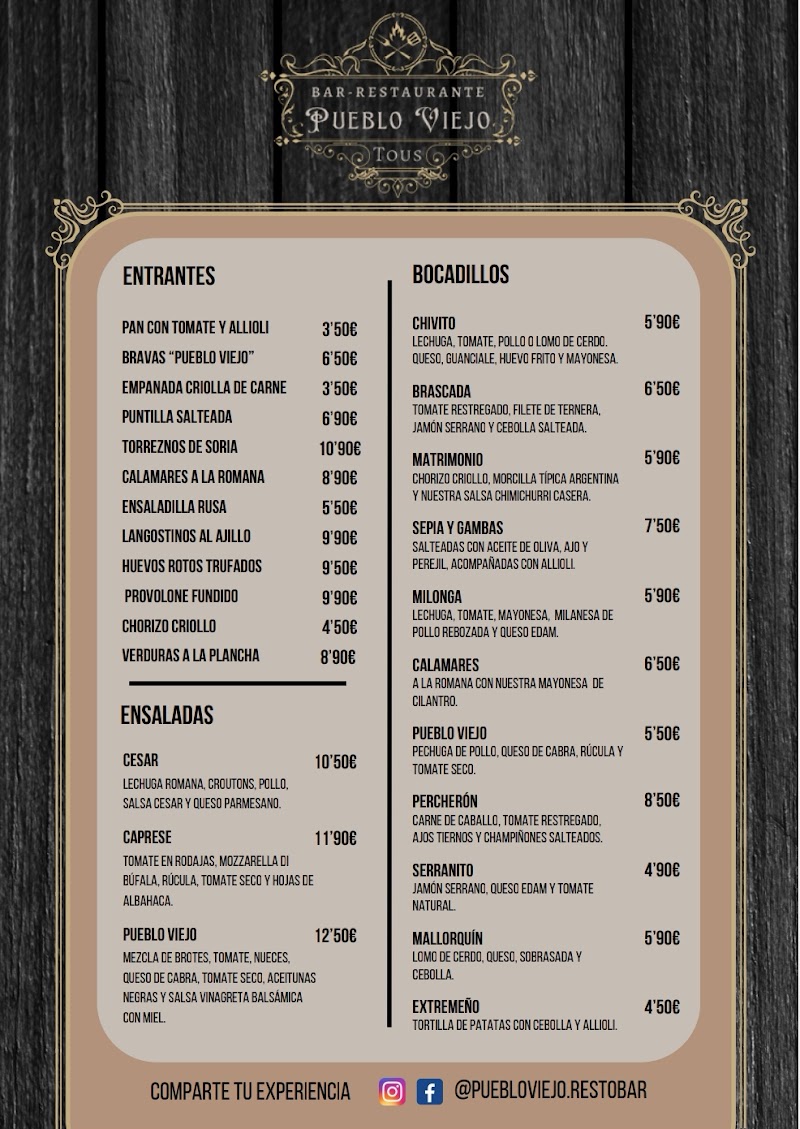Imagen de Pueblo Viejo Bar Restaurante