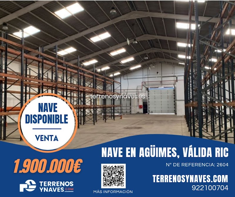 Imagen de Venta de Naves en Gran Canaria Terrenosynaves