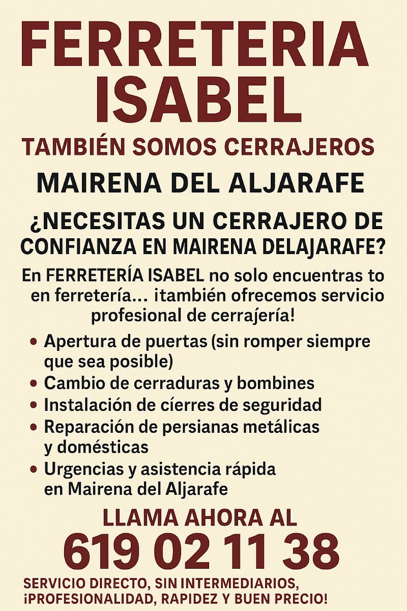 Imagen de Cerrajero 24 Horas ,ferretería Isabel