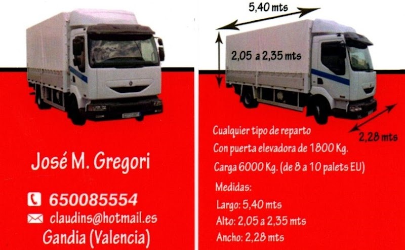 Imagen de Jose M Transportes y Repartos Mercancias