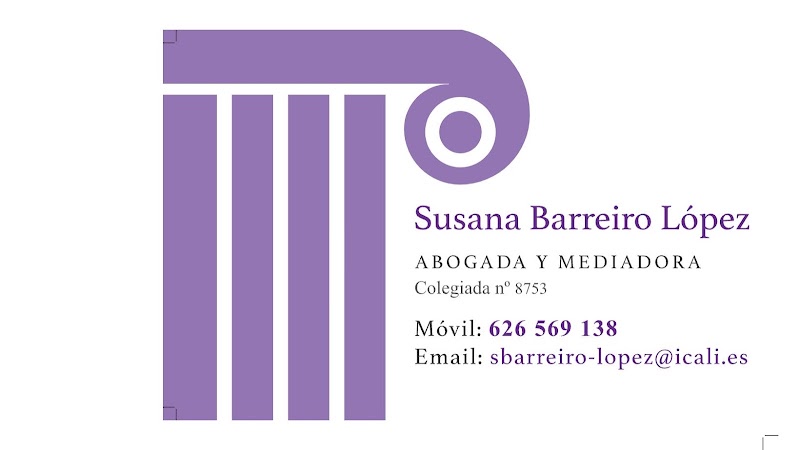Imagen de Susana Barreiro López. Abogada y Mediadora Civil-mercantil y Mediadora Familiar