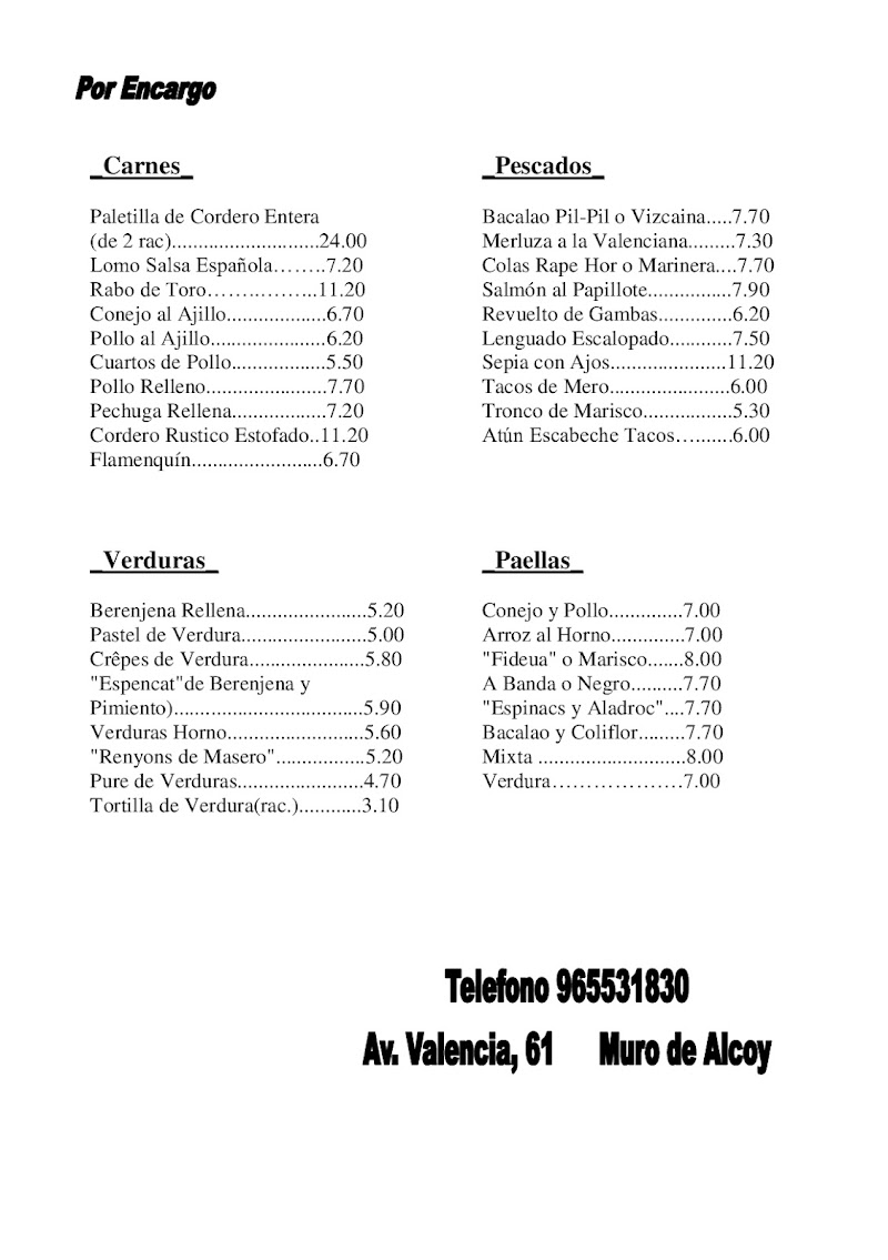 Imagen de Casa de Menjars Parres