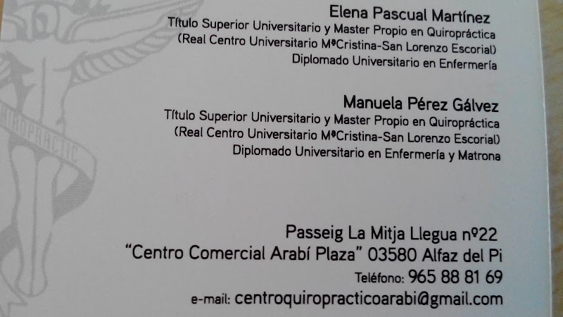 Imagen de Centro Quiropráctico Arabí