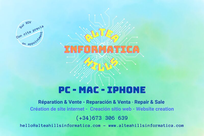 Imagen de Altea Hills Informática – Pc Mac Iphone y Sitio Web