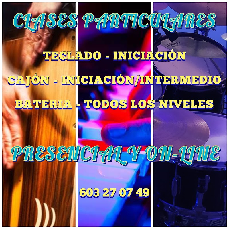 Imagen de Escuela de Música – Clases de Bateria, Cajón y Teclado