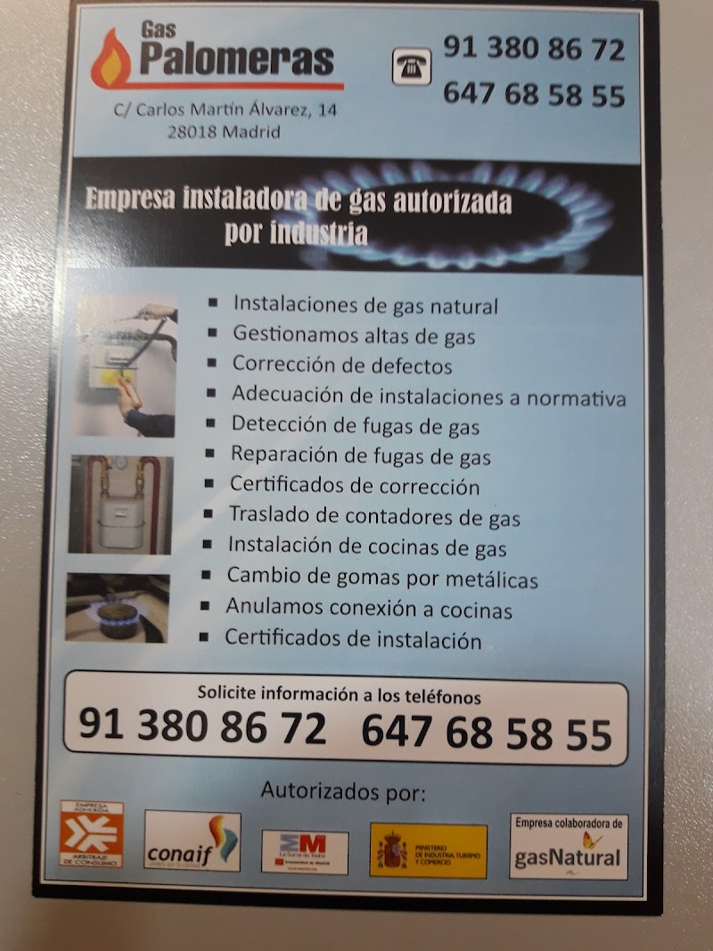 Imagen de Gas Palomeras