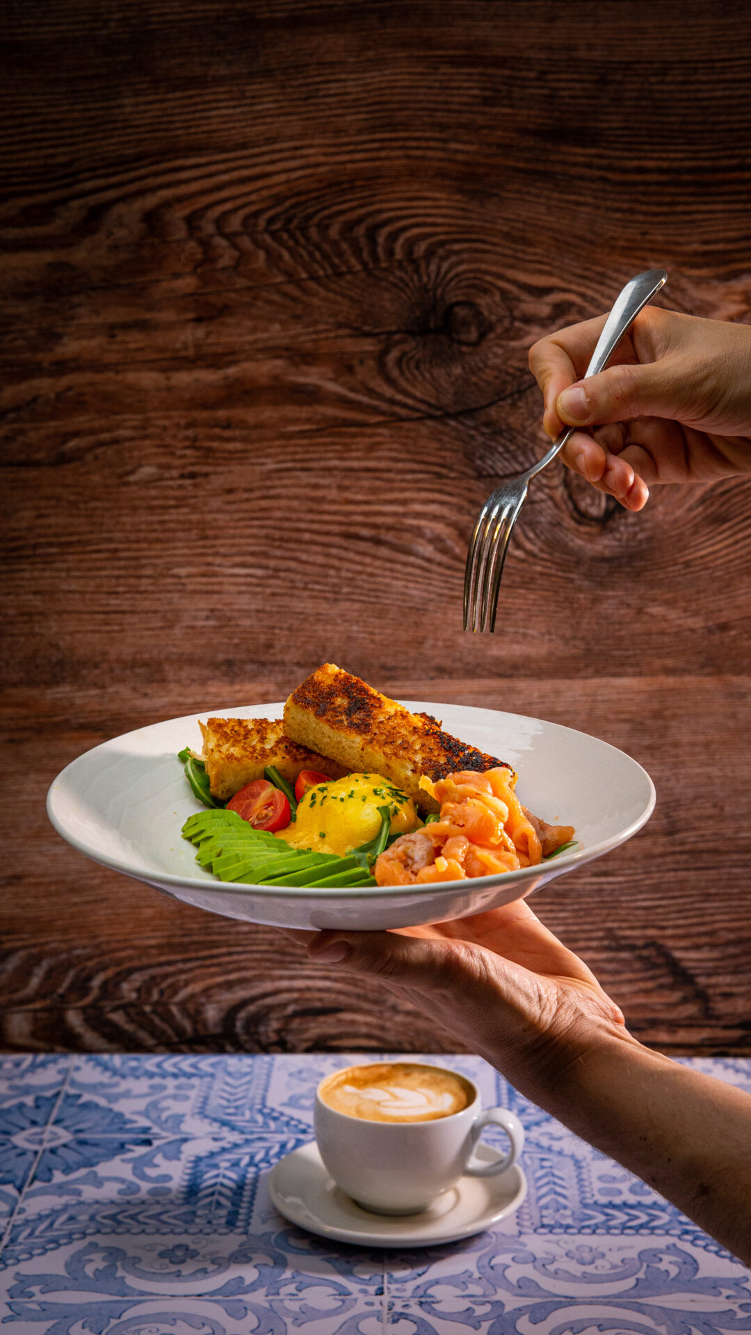 Fotografía brunch dirección de arte gastronómica — Arteria Studio Sevilla