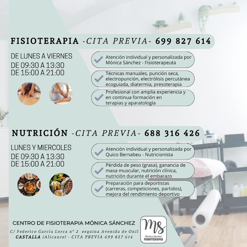 Imagen de Centro de Fisioterapia Mónica Sánchez