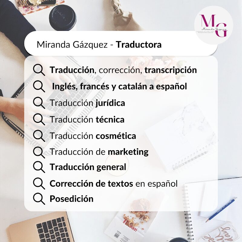 Imagen de Miranda Gázquez – Traductora
