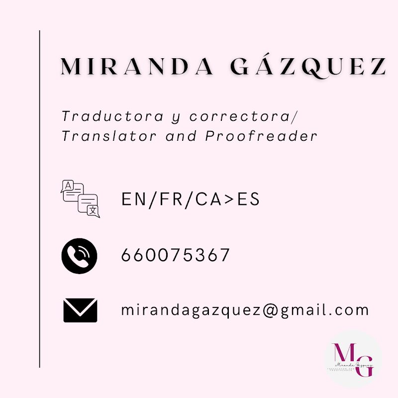 Imagen de Miranda Gázquez – Traductora