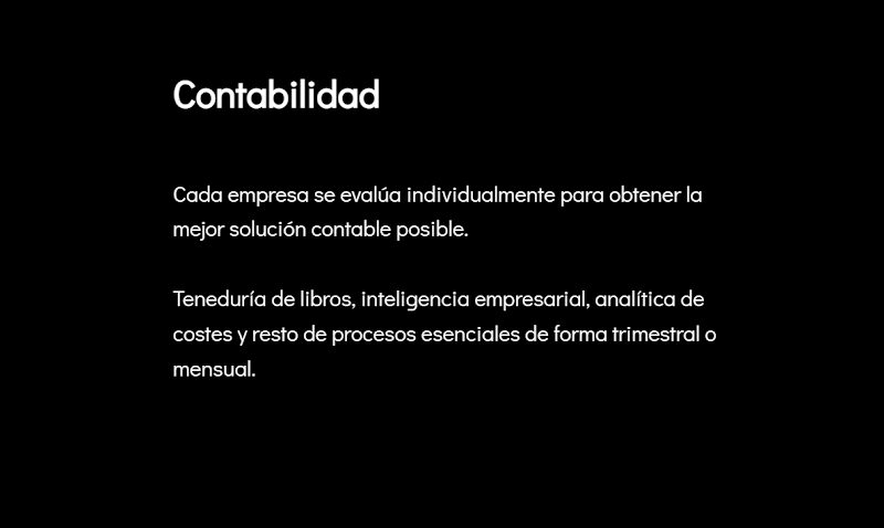 Imagen de negocio en Servicios de contabilidad en La Cala