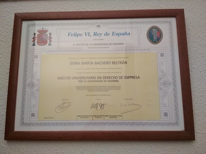 Imagen de Abogada Marta Bachero Beltrán