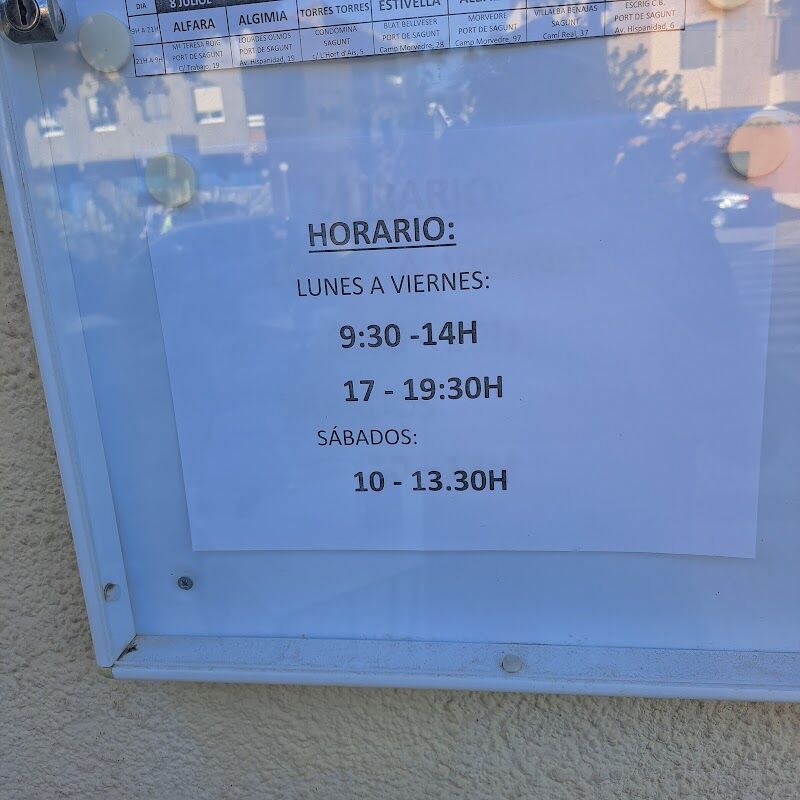 Imagen de negocio en Farmacia en Algar de Palància