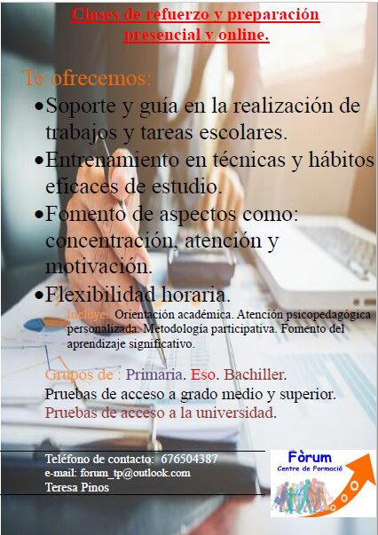 Imagen de negocio en Educación en Sagunt
