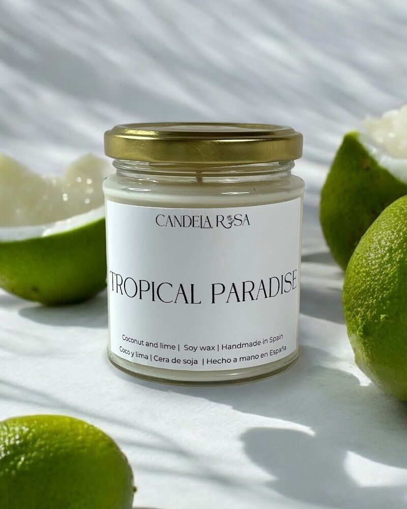 Imagen de Candela Rosa : Velas Artesanales Veganas Aromáticas y Decoración Hecho a Mano en España