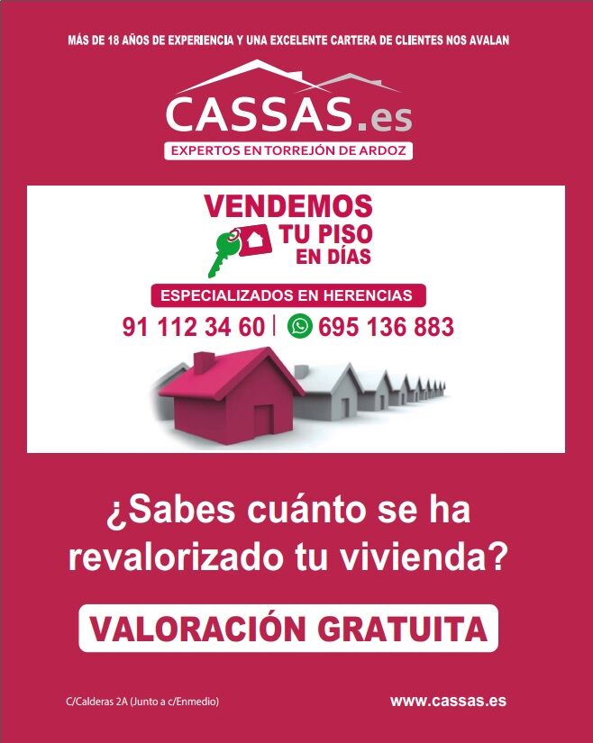 Imagen de Cassas.es Inmobiliaria – Líderes en Ventas en Torrejón de Ardoz