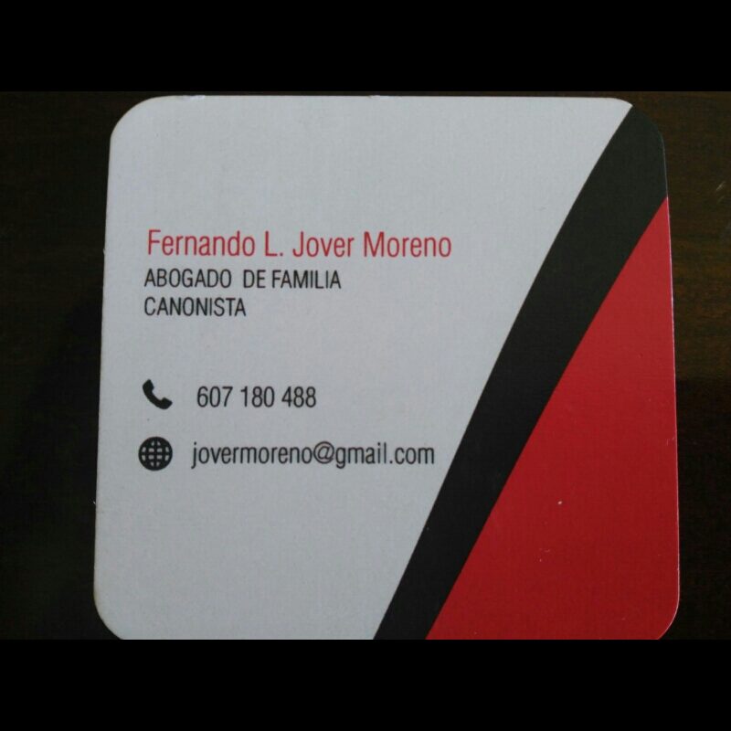 Imagen de Fernando L. Jover – Abogado de Familia. Abogado Rotal. Mediador Familiar