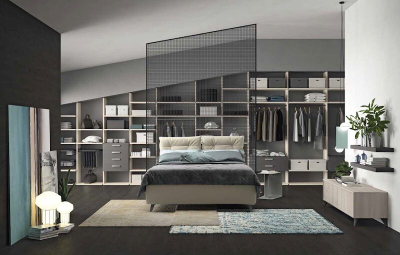 Vestidor a medida, dormitorio moderno