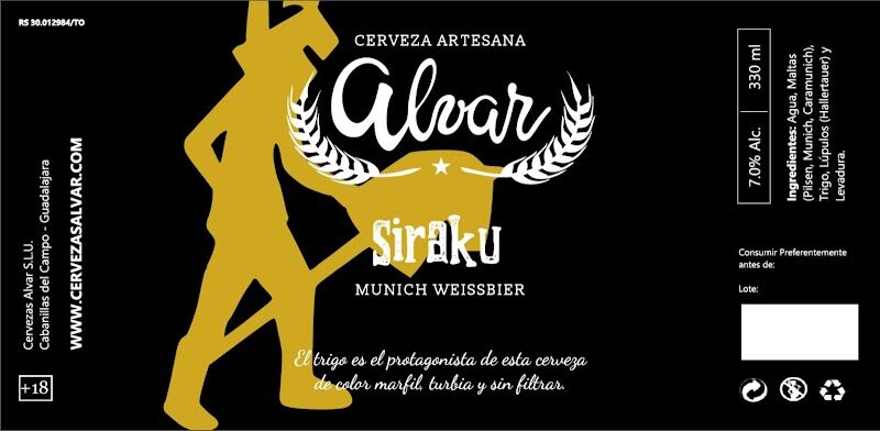 Imagen de Cerveza Artesana Alvar