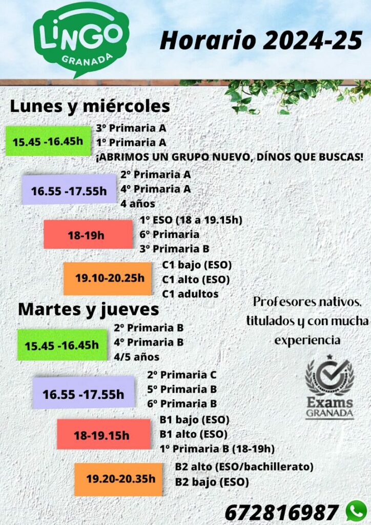 Imagen de Lingo Granada – Clases de Inglés