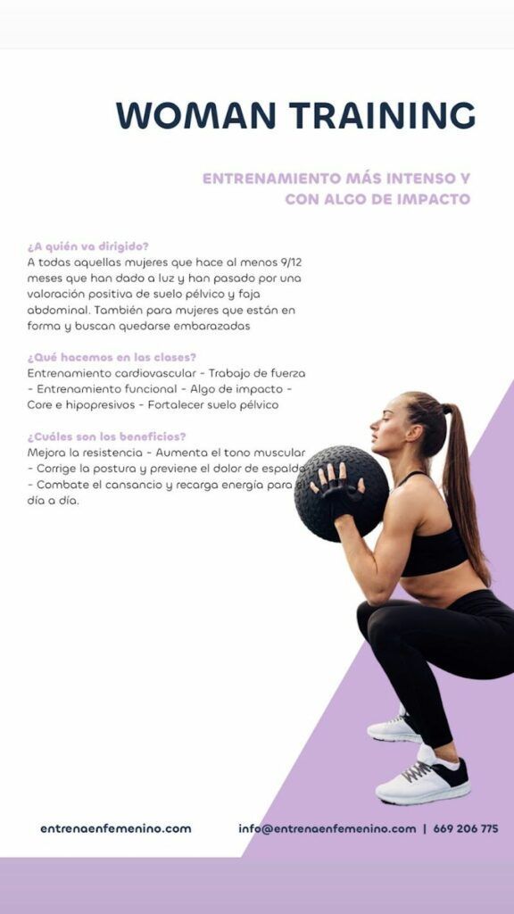 Imagen de Entrena en Femenino