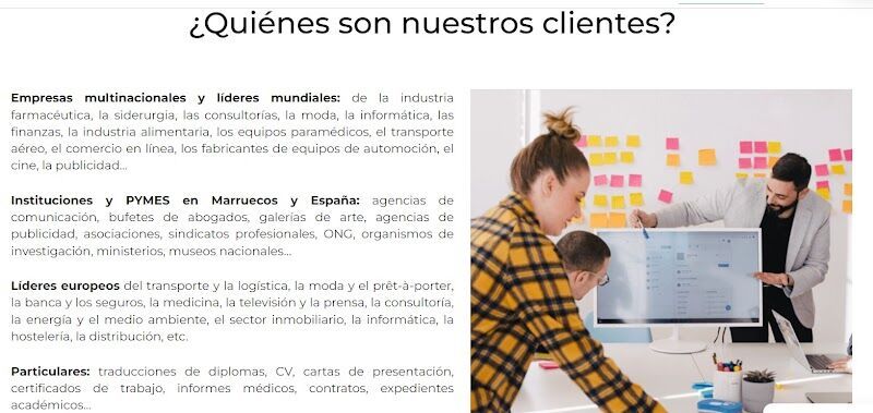 Imagen de negocio en Servicios de traducción en Provincia de Zaragoza