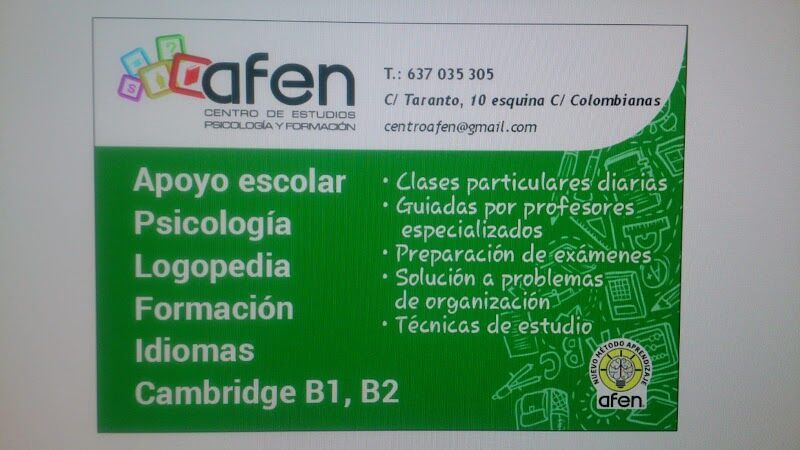 Imagen de Afen Centro de Estudios, Psicología y Formación