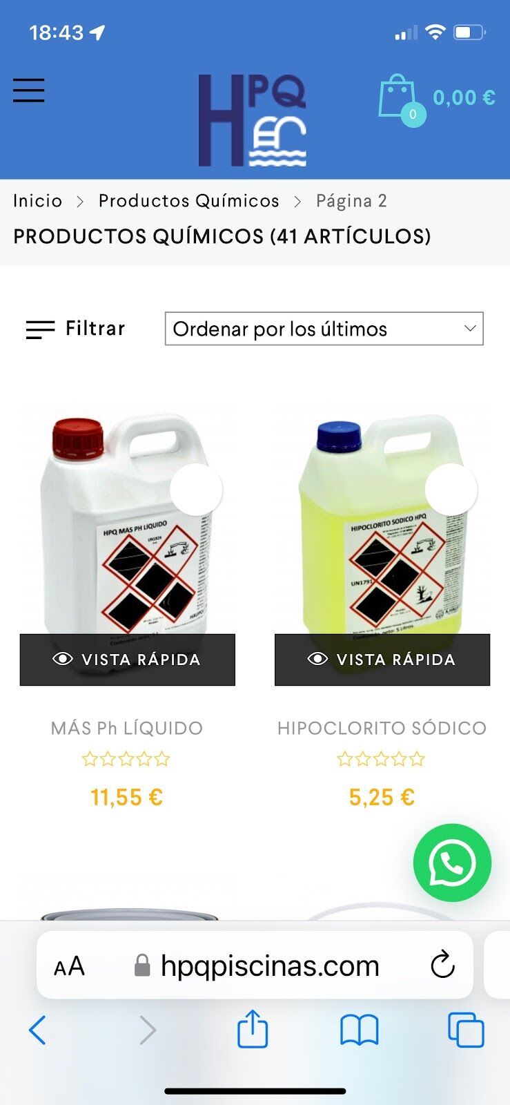 Imagen de negocio en Productos químicos industriales en Provincia de Cádiz