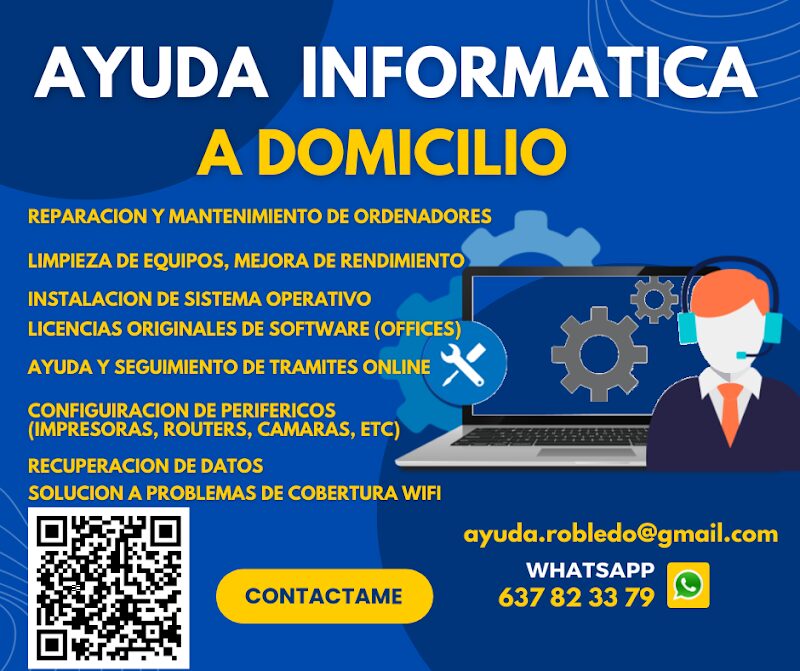 Imagen de Ayuda Informática | Informática Robledo | Digitalización de Empresas