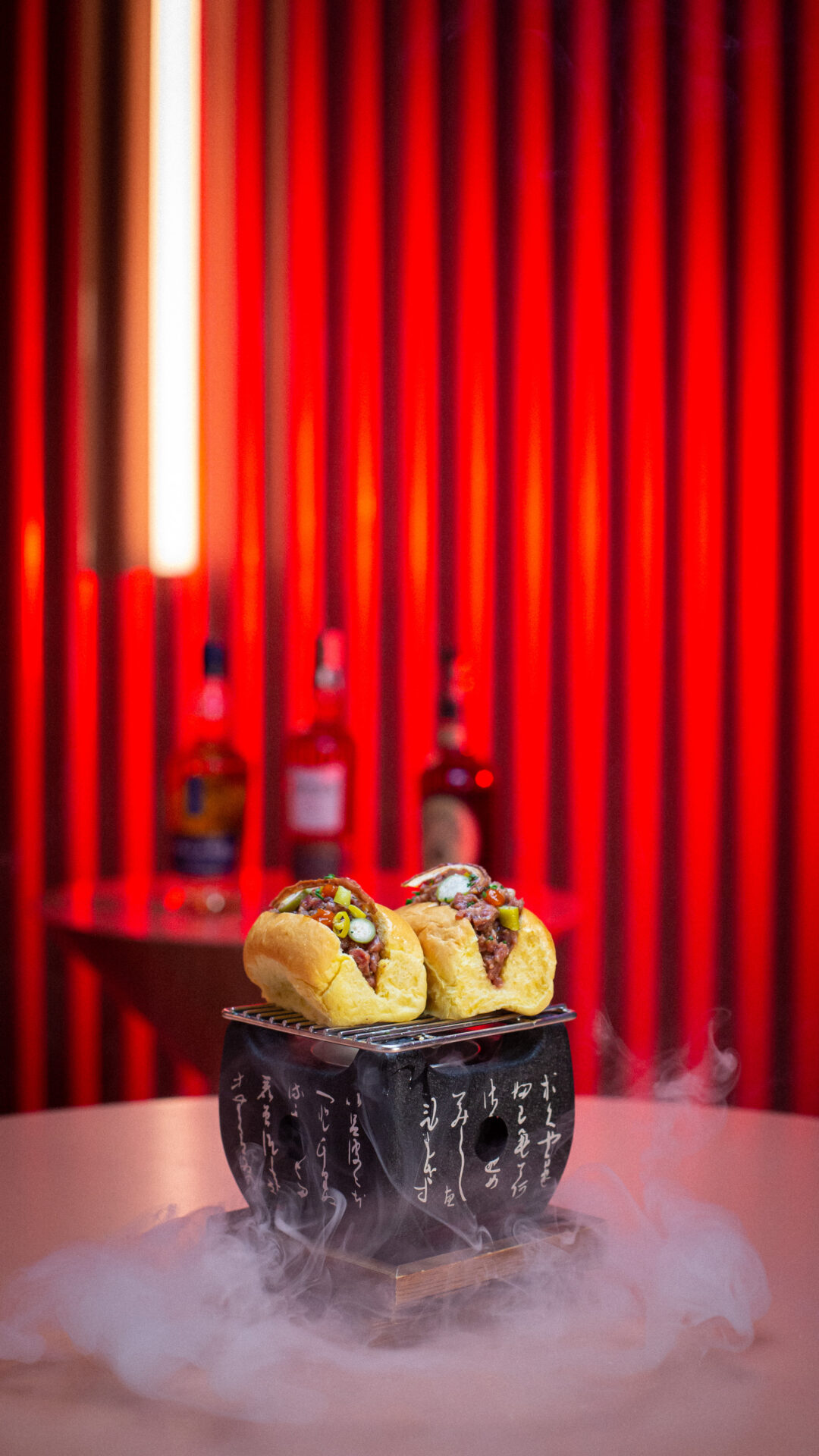 Fotografía gastronómica bao dirección de arte restaurante — Arteria Studio Sevilla