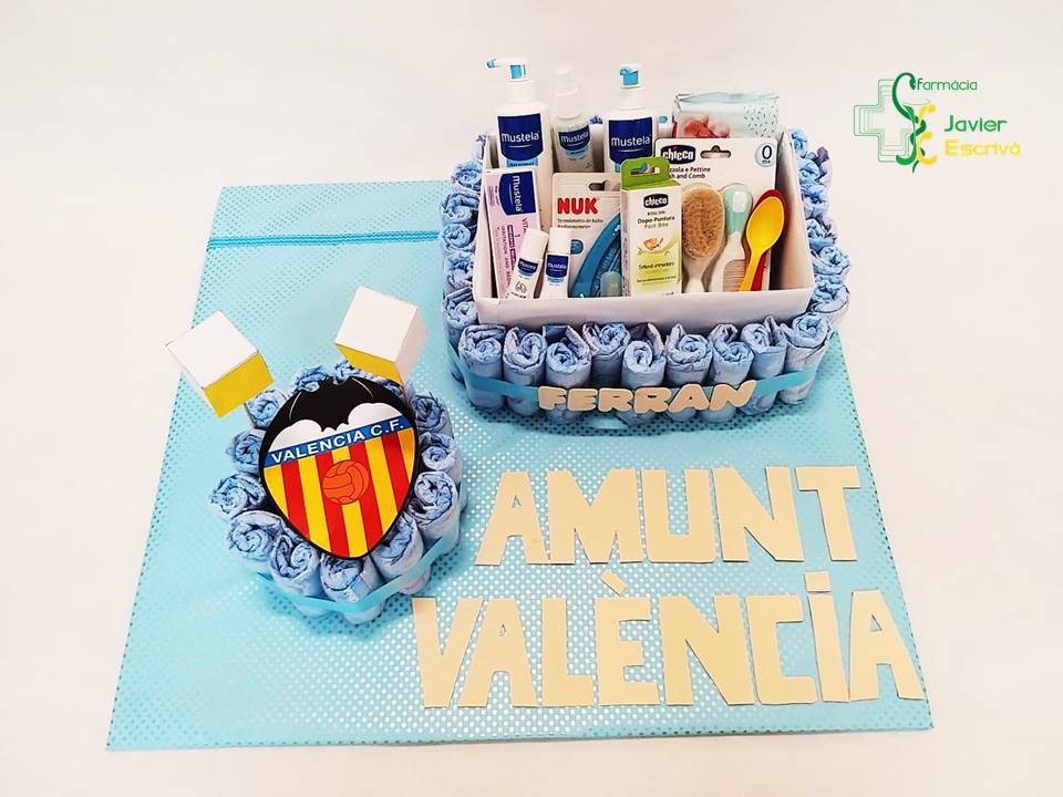 Tarta de Pañales Valencia CF