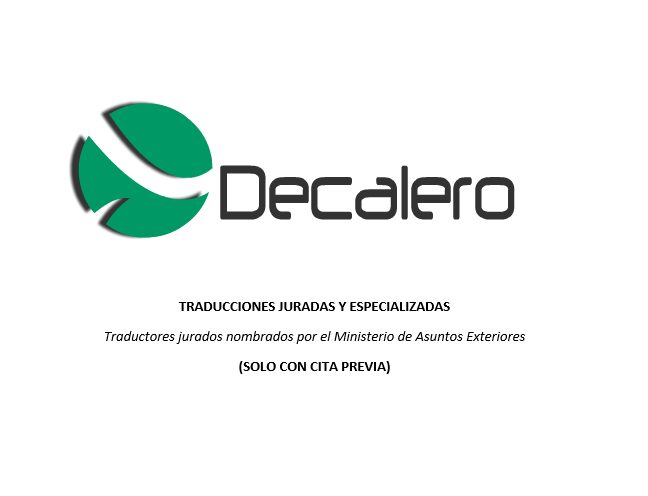 Imagen de Decalero – Gabinete de Traducciones Juradas y Jurídicas