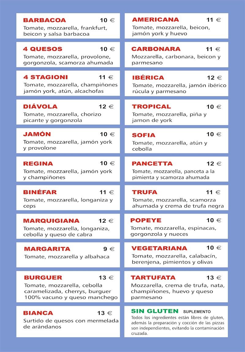 Imagen de negocio en Pizzería en Binéfar
