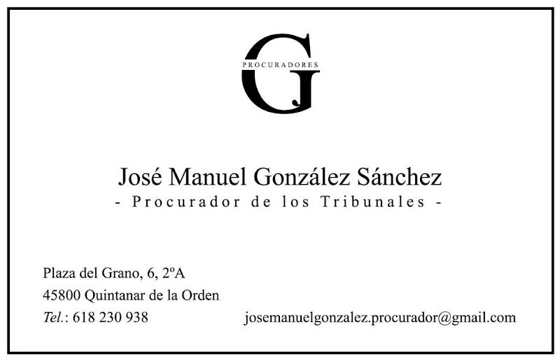 Imagen de Procurador en Quintanar de la Orden, Ocaña y Aranjuez – José Manuel González Sánchez – Procurador de los Tribunales
