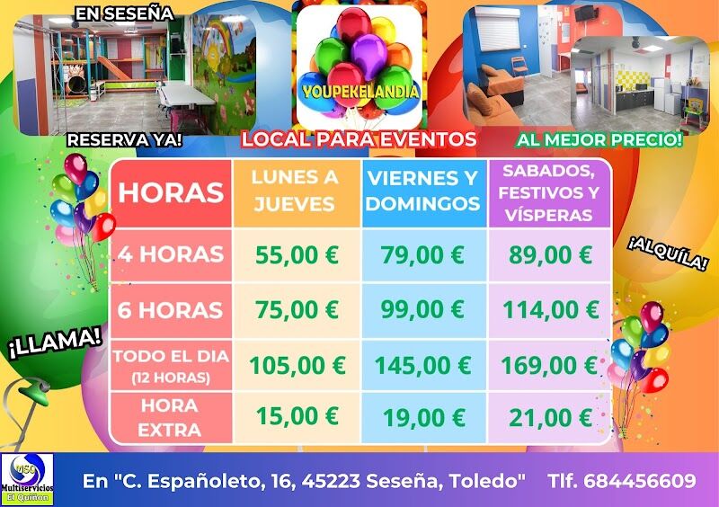 Imagen de Youpekelandia : Local para Eventos – Multiservicios el Quiñón