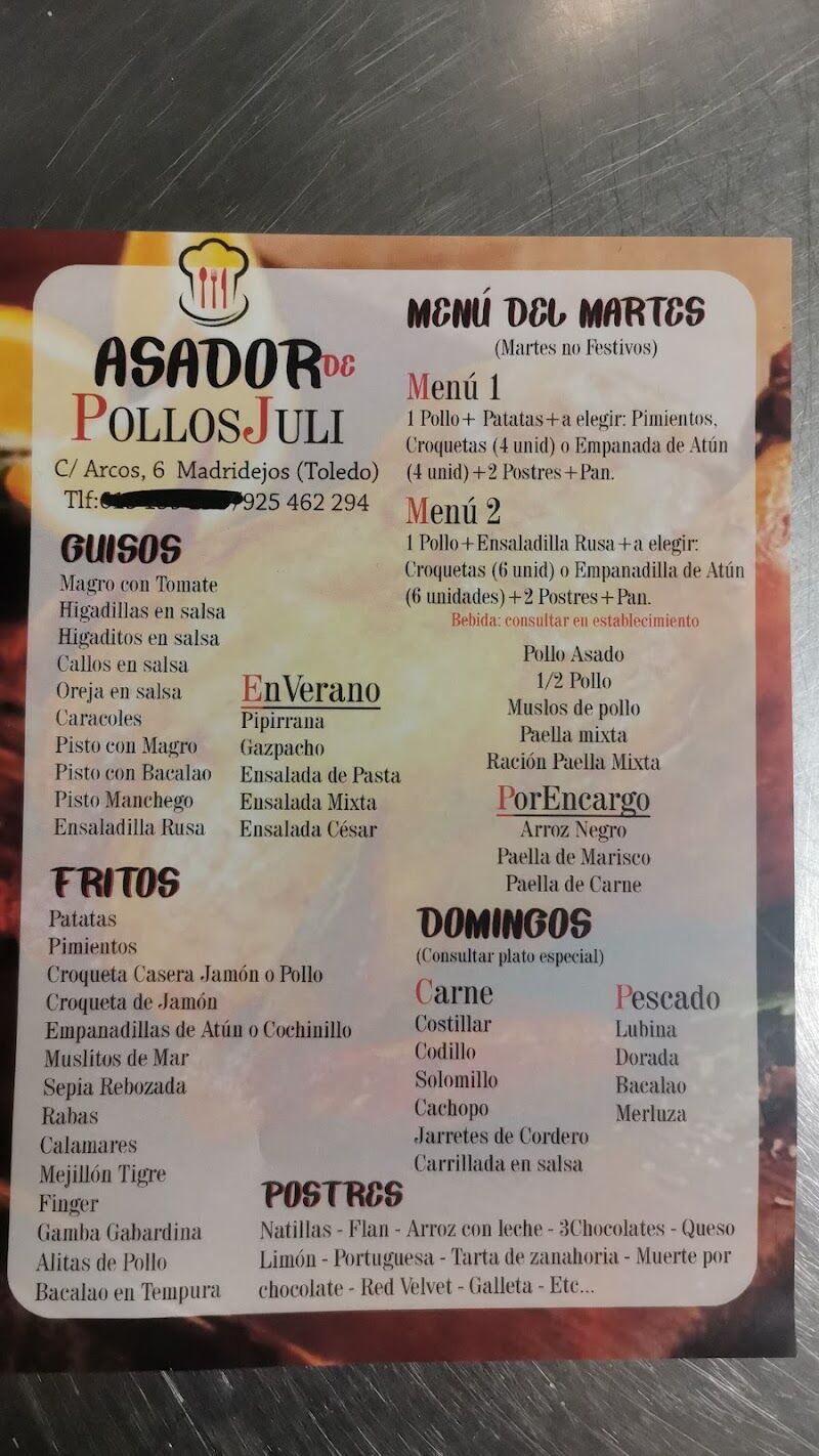 Imagen de Asador de Pollos Comidas Preparadas Juli