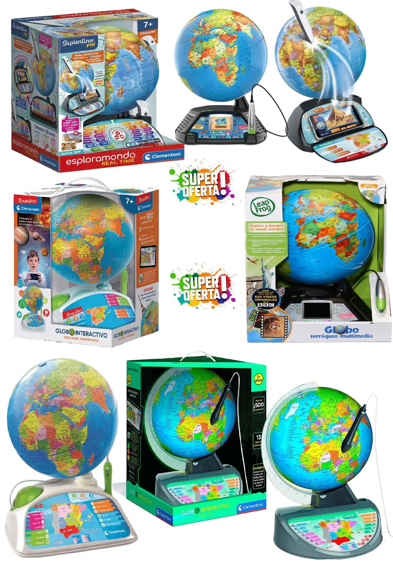 Oferta de Globos Terraqueos interactivos en juguetería Tristras