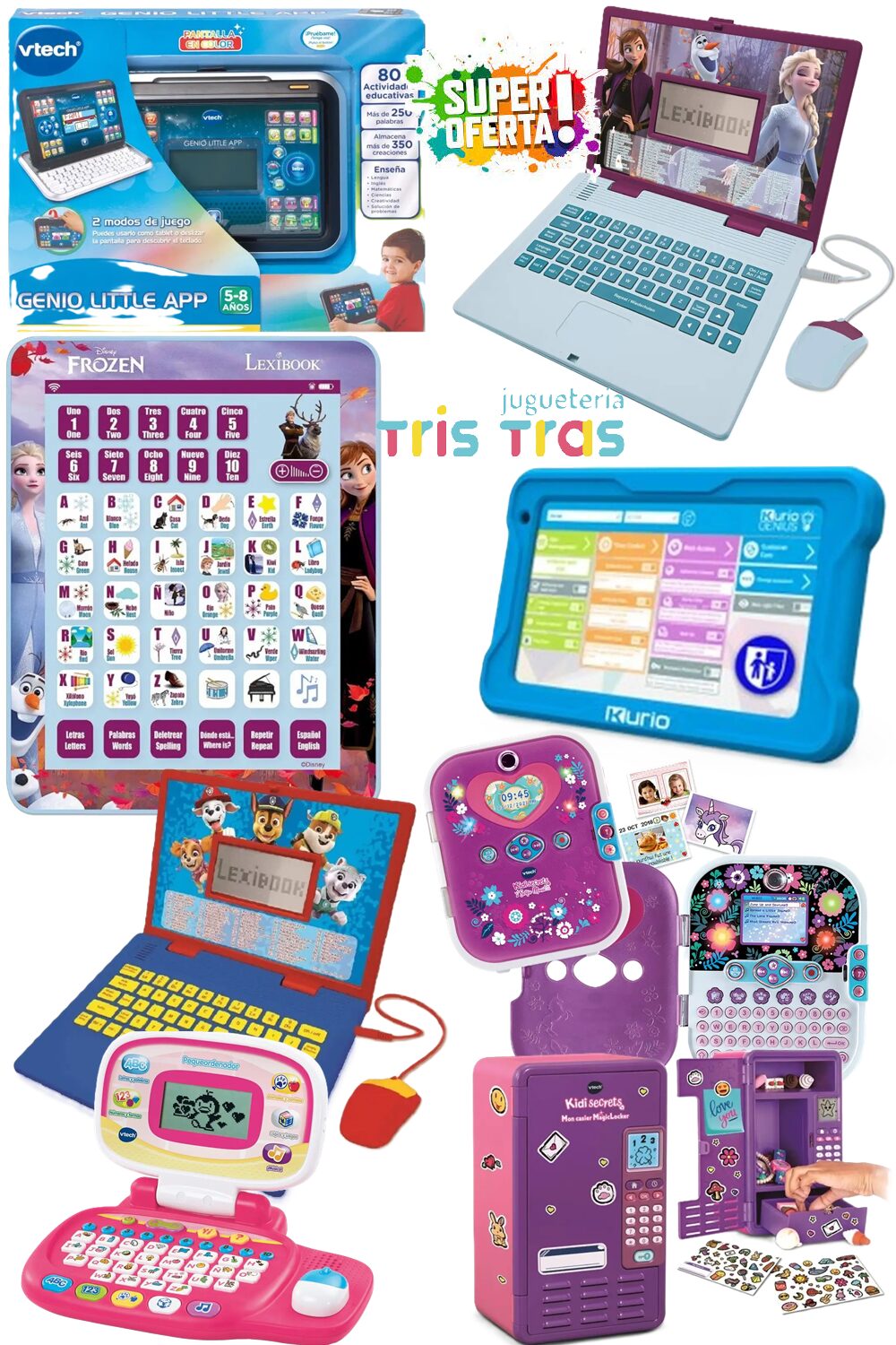 Oferta de ordenadores infantiles en juguetería Tristras