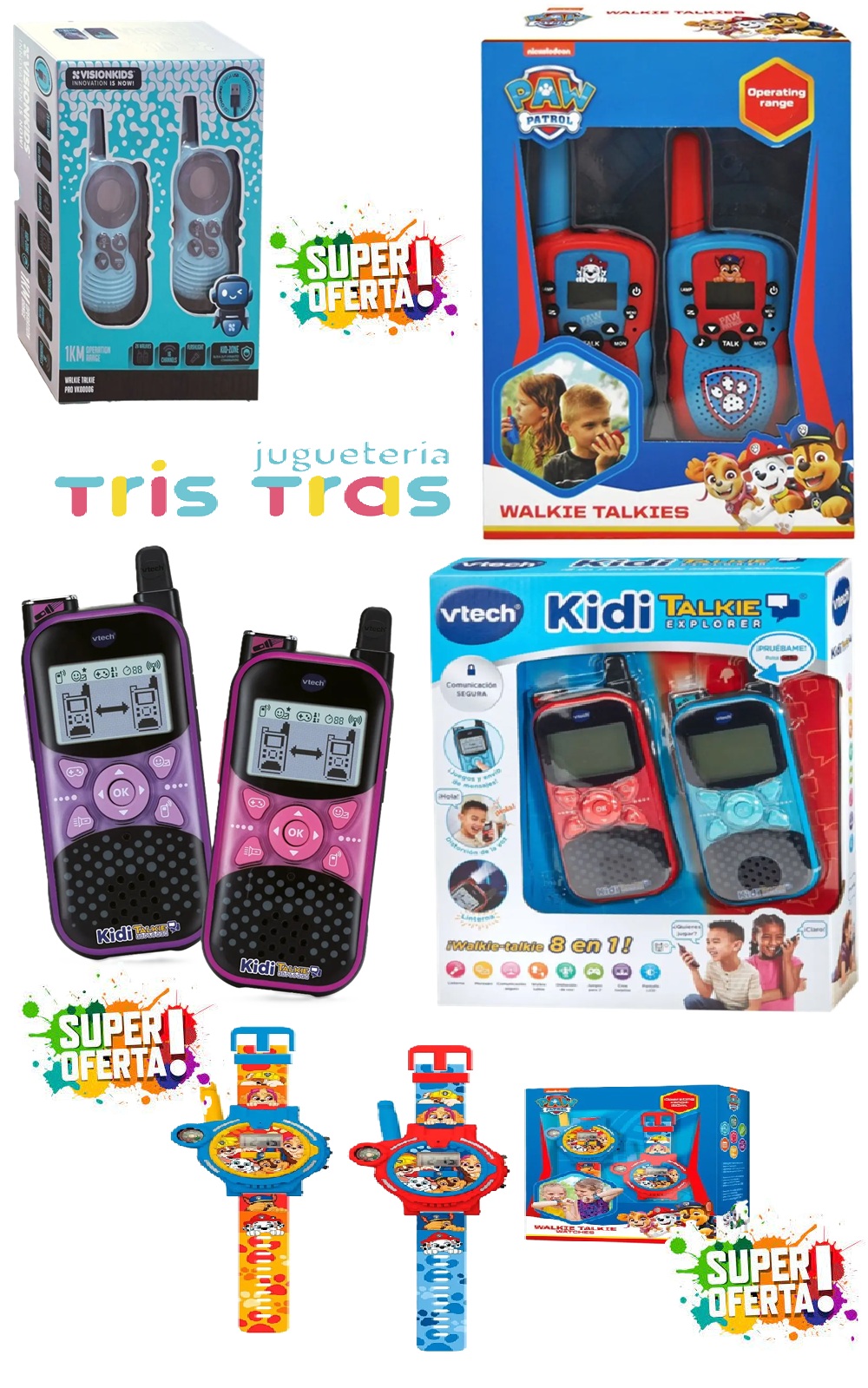 Oferta de Walkie Talkie en juguetería Tristras