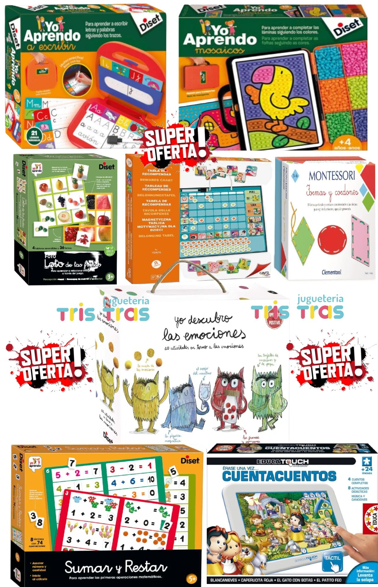 Oferta de Juegos educativo en juguetería Tristrass