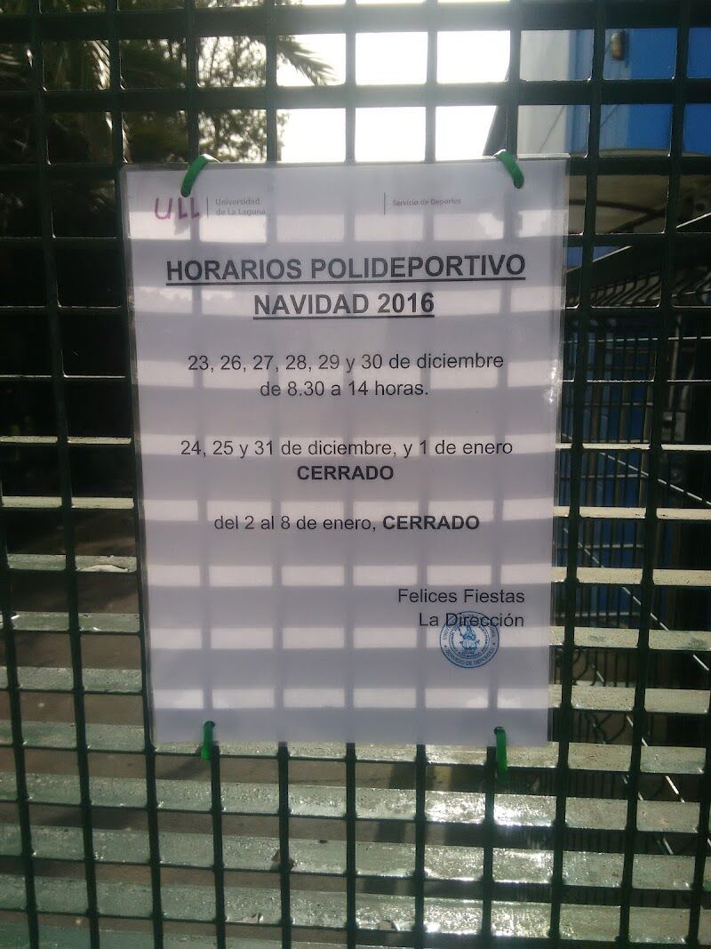 Imagen de Polideportivo Universidad de la Laguna