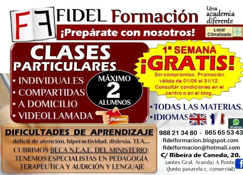 Imagen de Fidel Formación, Academia de Clases Particulares y Oposiciones