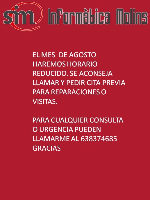 Imagen de negocio en Servicios de informática en Molins de Rei
